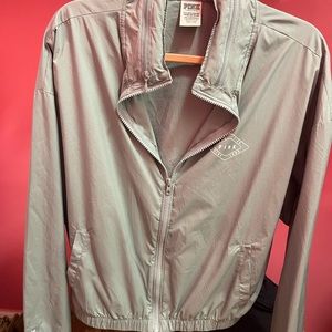 PINK windbreaker xs/switch built in hoodie